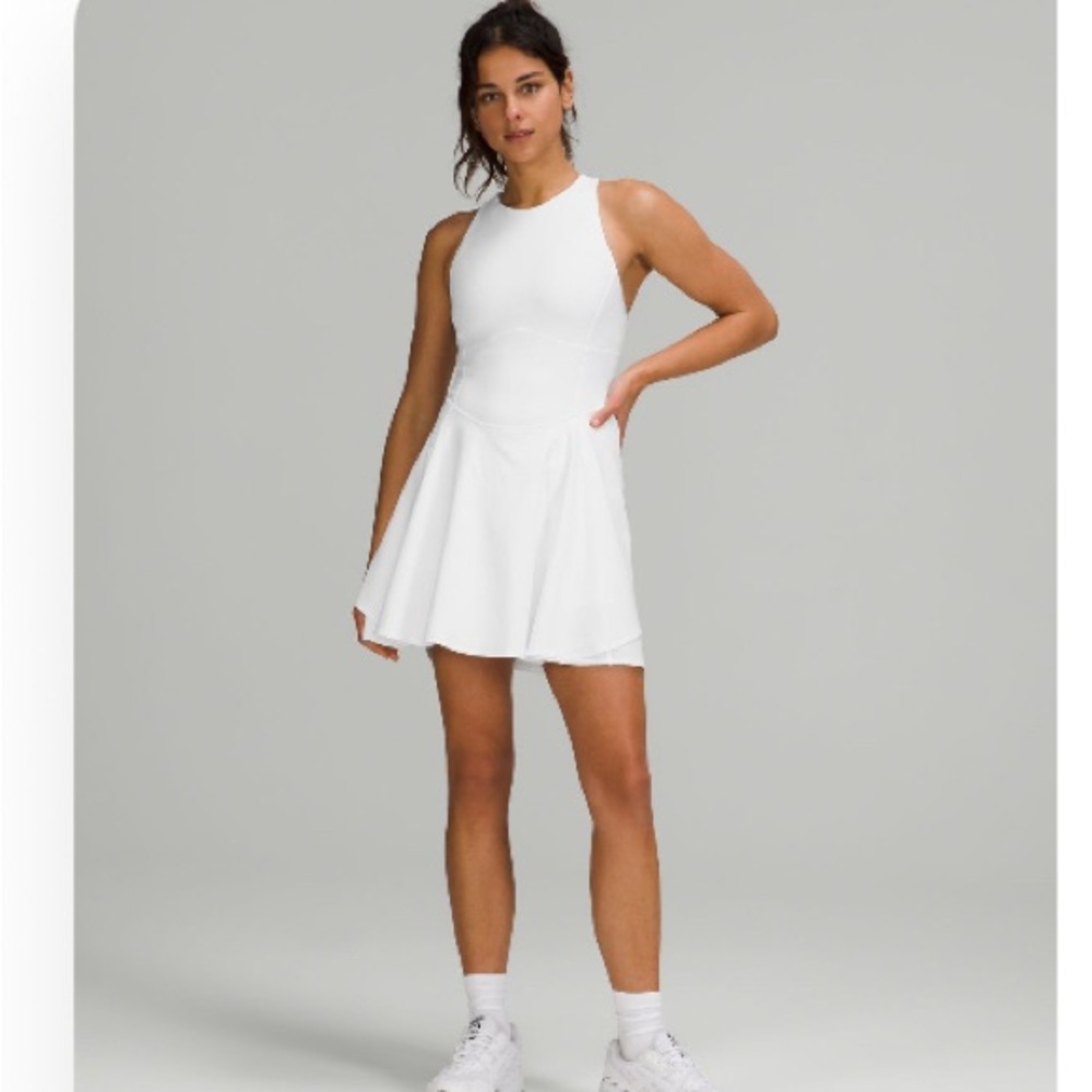 Lululemon Court Crush Tennis Dress White Size 8
